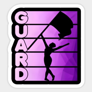Color Guard Marching Band Flag Sticker